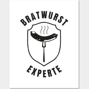 Bratwurst Experte Wurst Männer Grill BBQ Posters and Art